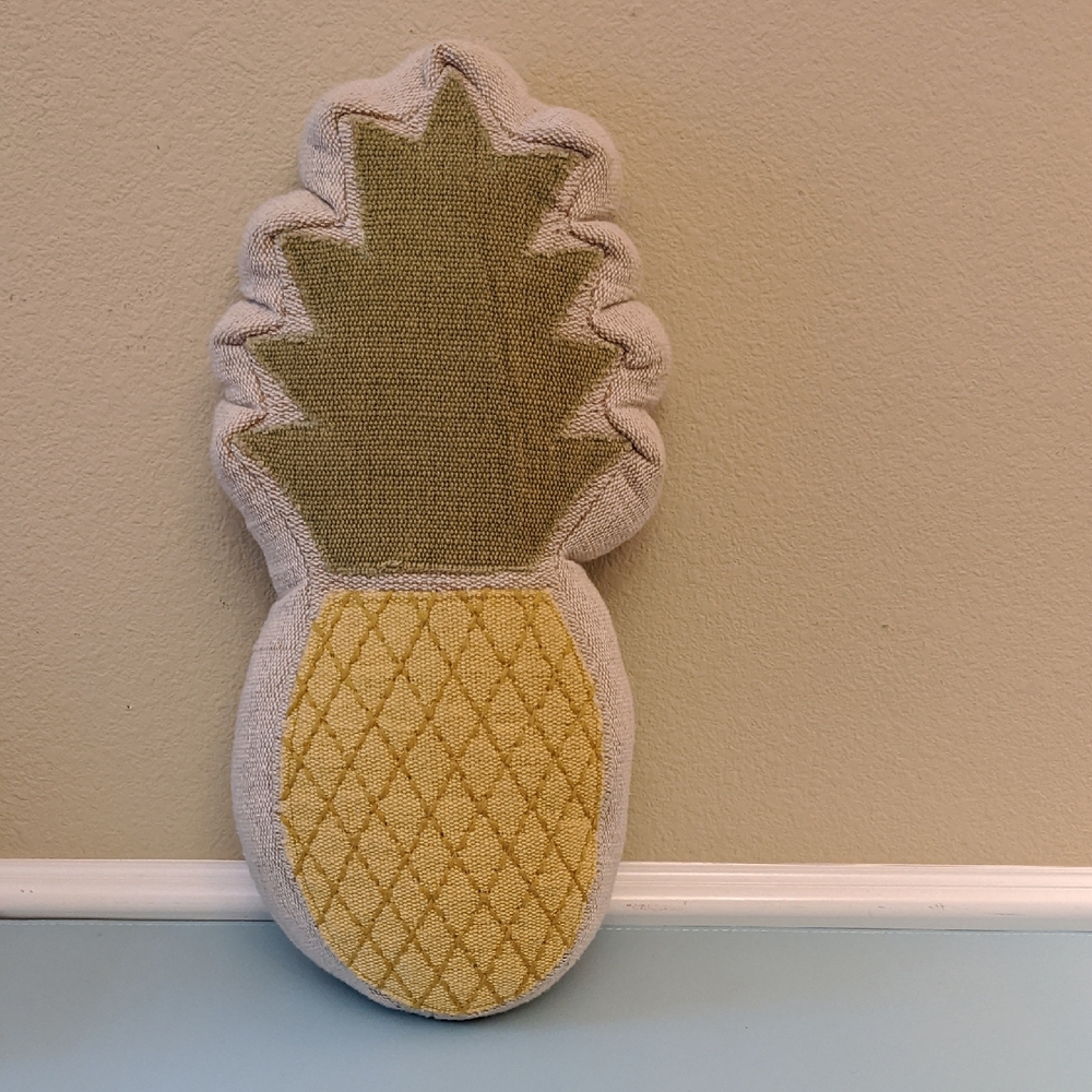 Pineapple Throw Pillow Woven Embroidered Natural Fibers Nordstrom Rack